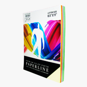 Resma Paperline Carta Colores Mix 80g 250 Hojas - Imagen 1